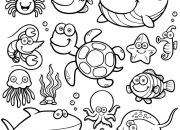 Ocean Animal Coloring Sheet Fun for All Ages