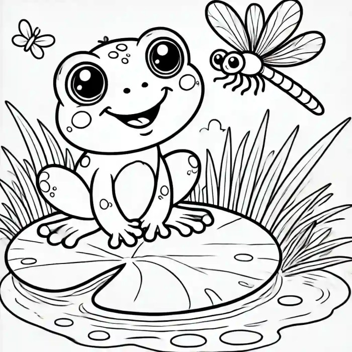 Spring animal coloring pages