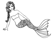 Anime Mermaid Coloring Pages Dive In!