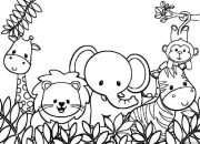 Zoo Animals Coloring Sheet A Comprehensive Guide