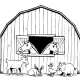 Free coloring pictures of farm animals