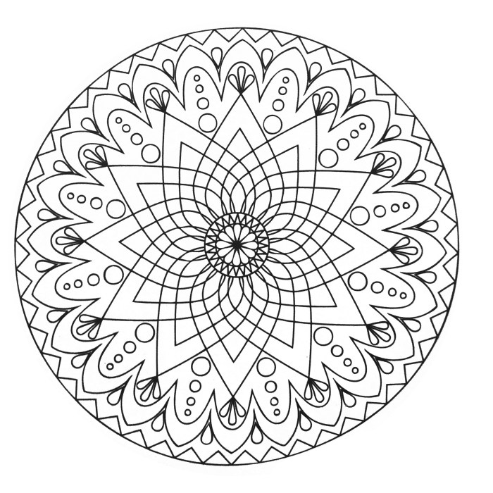 Mandala animal coloring sheets