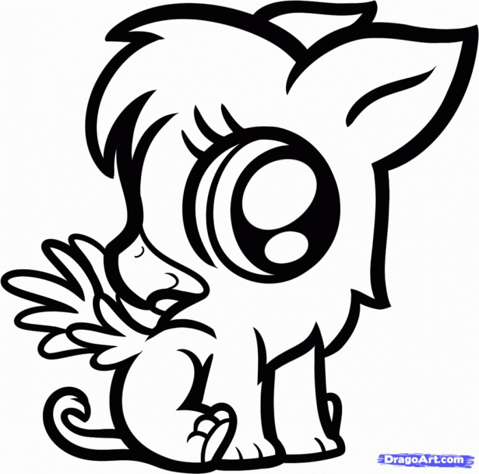 Cute animal coloring pages free