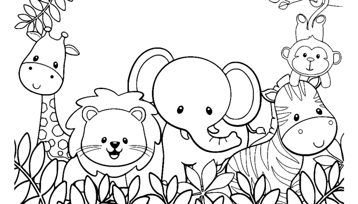 Zoo Animals Coloring Pages PDF A Creative Journey