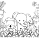 Zoo coloring animals pages entitlementtrap