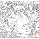 Coloring pages of jungle animals