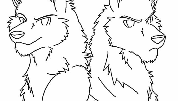 Fox Wolf Anime Coloring Pages A Creative Guide