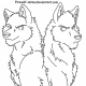 Fox wolf anime coloring pages