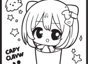 Coloring Pages of Chibi Anime A Delightful Dive