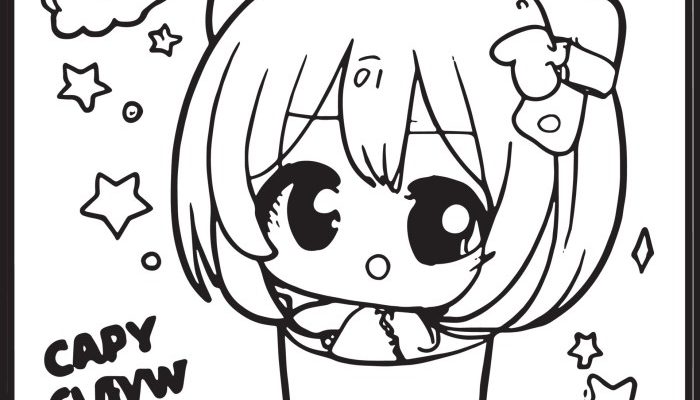 Coloring Pages of Chibi Anime A Delightful Dive