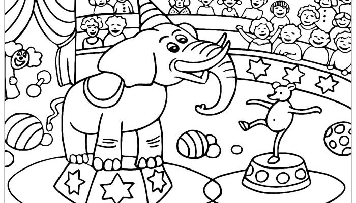 Circus Animals Coloring Pages Spark Creativity