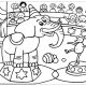 Circus animals coloring pages