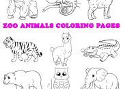 Coloring Page of Animals A Creative Exploration