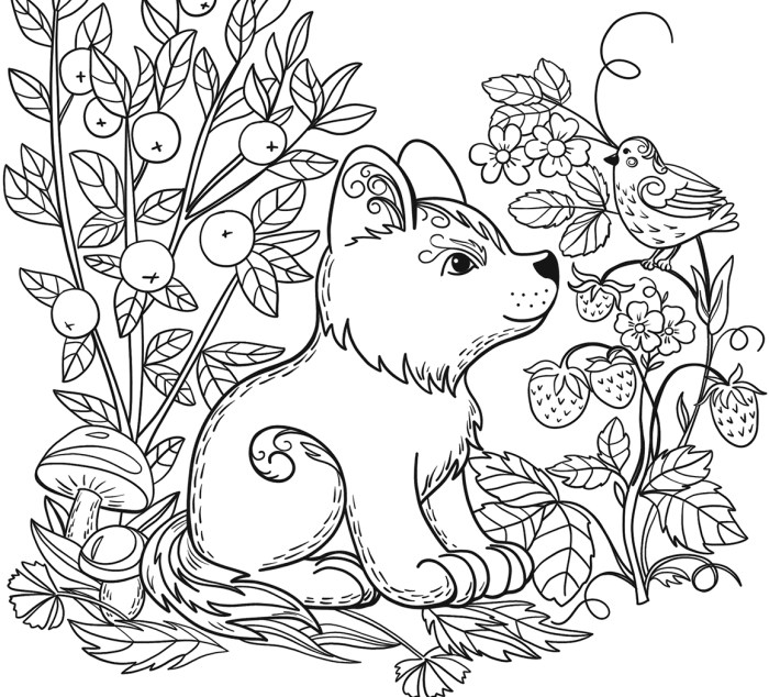 Mythical animal coloring pages