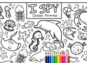 Sea Animals Coloring Sheet A Submerged World