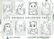 Kawaii Cute Animal Coloring Pages A Delightful Journey