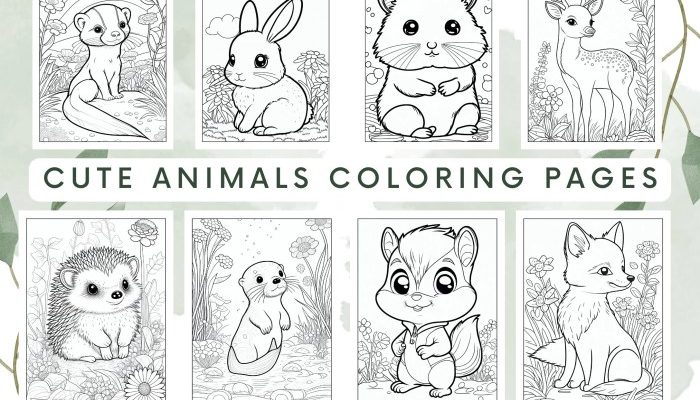 Enjoy Animal Pictures Coloring Pages