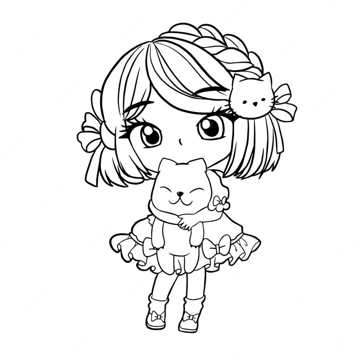 Coloring pages of anime