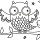 Nocturnal animals coloring sheets