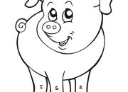 Printable Coloring Pictures of Farm Animals