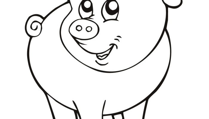 Printable Coloring Pictures of Farm Animals