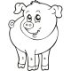 Printable coloring pictures of farm animals