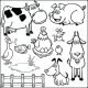 Preschool animal coloring pages