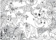 Jungle Animals Coloring Pages Spark Creativity