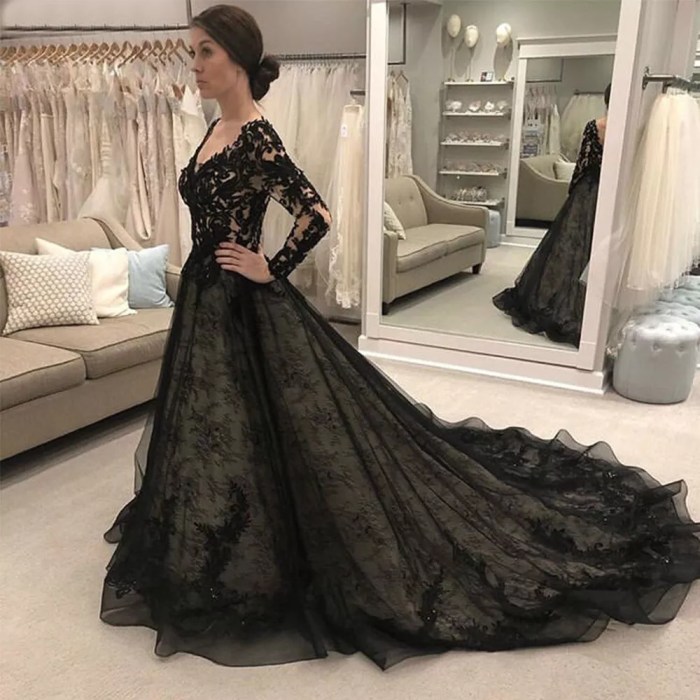 Black formal wedding guest dress