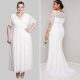 Gorditas sposa strapless bonny taglie forti abiti satinado modaellas vestido valentines bien bridesmaid sheideas