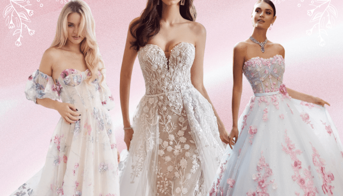 Floral Embroidered Wedding Dresses A Timeless Trend