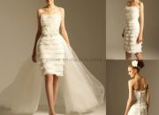 Wedding Dress with Removable Train