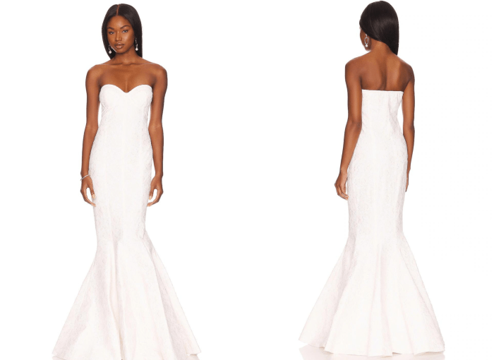 Revolve clothing wedding dress