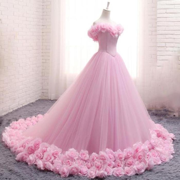 Pink dresses for wedding guests