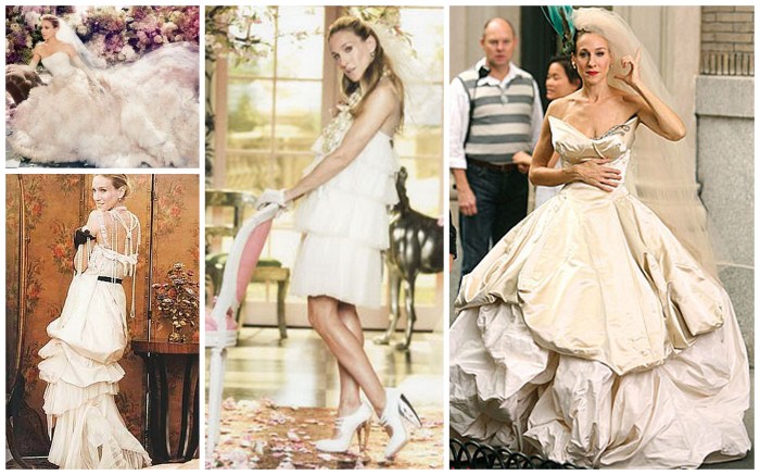 Carrie bradshaw wedding dress