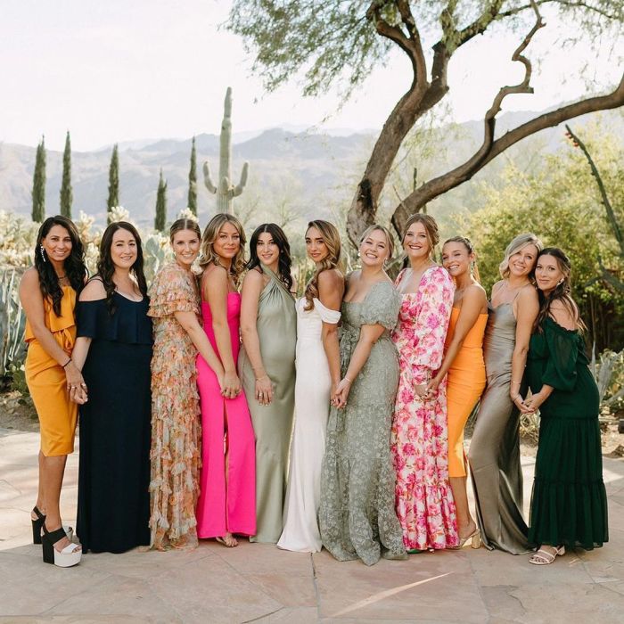 Cocktail wedding guest dresses