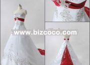 Red and White Wedding Dresses A Style Guide