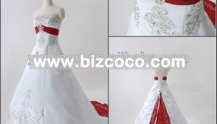 Red and White Wedding Dresses A Style Guide