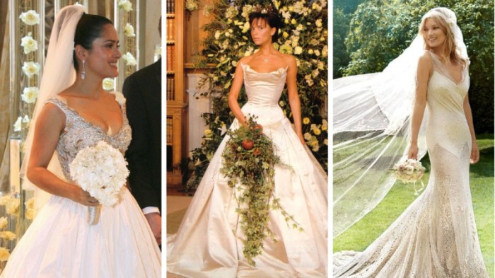 Famous stars wedding dresses