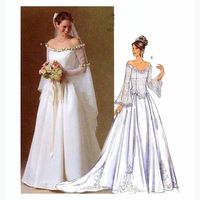 Dress patterns for wedding dresses