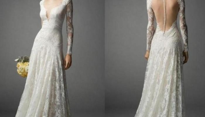 Long Sleeve Boho Wedding Dresses