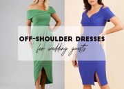 Off-the-Shoulder Dress for Wedding Guest